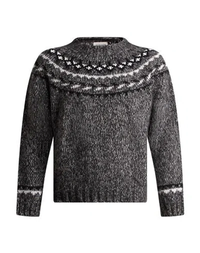 P.a.r.o.s.h P. A.r. O.s. H. Man Sweater Charcoal Size M Alpaca Wool, Polyester, Wool, Cashmere In Gray