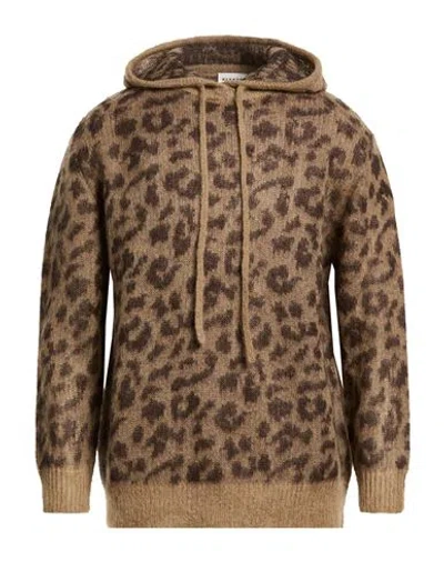 P.a.r.o.s.h P. A.r. O.s. H. Man Sweater Light Brown Size M Mohair Wool, Polyamide, Wool In Neutral