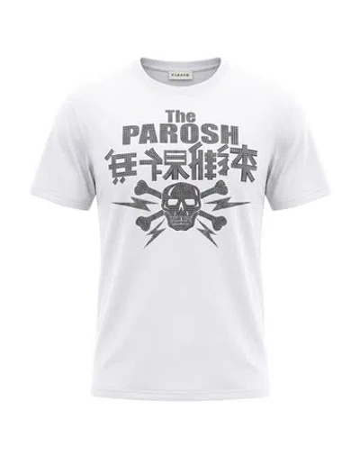 P.a.r.o.s.h P. A.r. O.s. H. Man T-shirt White Size L Cotton
