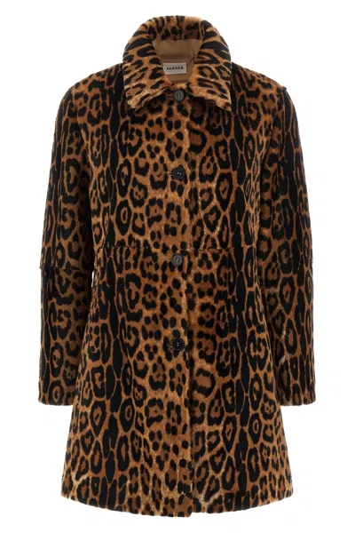 P.a.r.o.s.h Marianne Coat In Animal Print