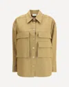 P.a.r.o.s.h P. A.r. O.s. H. Maxi Pockets Shirt In Brown