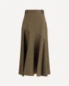 P.a.r.o.s.h P. A.r. O.s. H. Midi Skirt In Brown