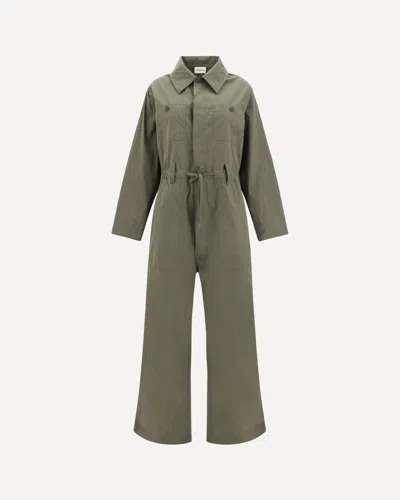 P.a.r.o.s.h P. A.r. O.s. H. Military Green Jumpsuit