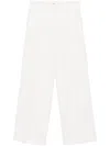 P.a.r.o.s.h . Wide-leg Pants With High Waist In Beige