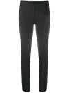 P.a.r.o.s.h . Slim Fit Cropped Trousers In Black