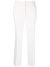 P.a.r.o.s.h . High-waist Tailored Cropped Trousers In White