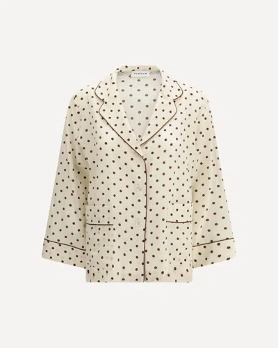 P.a.r.o.s.h P. A.r. O.s. H. Polka-dot Silk Shirt In Multi