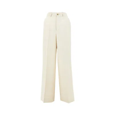 P.a.r.o.s.h P. A.r. O.s. H. 'raisa' Linen-blend Pants In Neutral