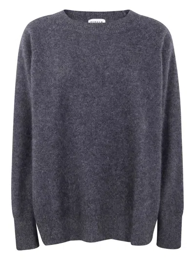 P.a.r.o.s.h P. A.r. O.s. H. Round Neck Oversize Sweater In Gray