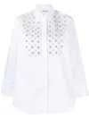 P.a.r.o.s.h White Cotton Shirt In White