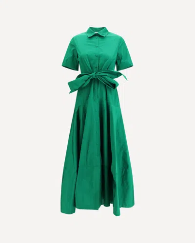 P.a.r.o.s.h P. A.r. O.s. H. Short-sleeve Shirt Dress In Green