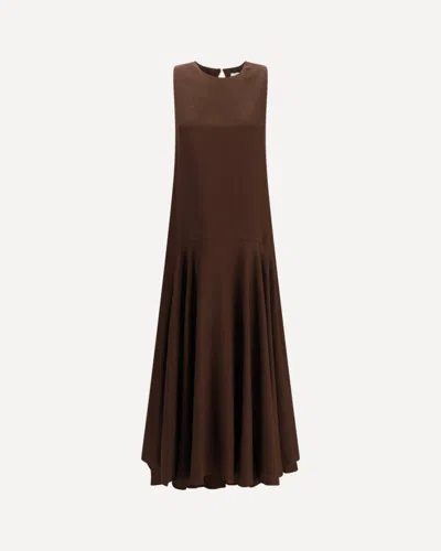 P.a.r.o.s.h P. A.r. O.s. H. Sleeveless Dress In Brown