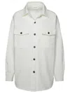P.a.r.o.s.h . Ninja Cotton Shirt Pocket In White