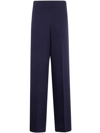 P.a.r.o.s.h Parosh Wide Leg Trousers In Black