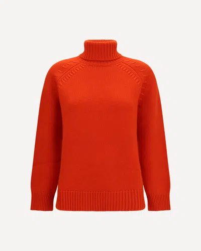 P.a.r.o.s.h P. A.r. O.s. H. Turtleneck Cashmere Sweater In Red