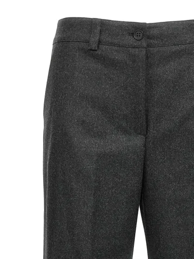 P.a.r.o.s.h P. A.r. O.s. H. Virgin Wool Cargo Women's Pants In Gray