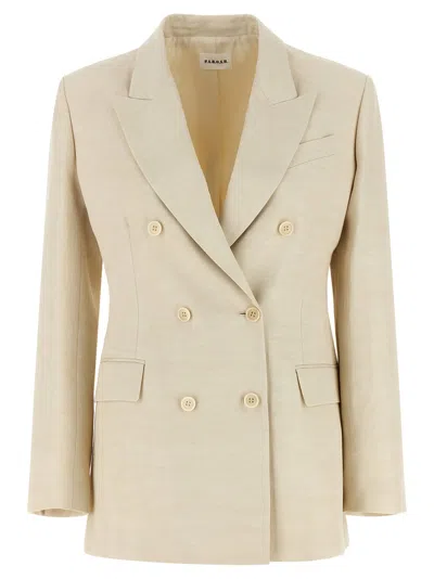 P.a.r.o.s.h P. A.r. O.s. H. Viscose Women's Blazer In Neutral