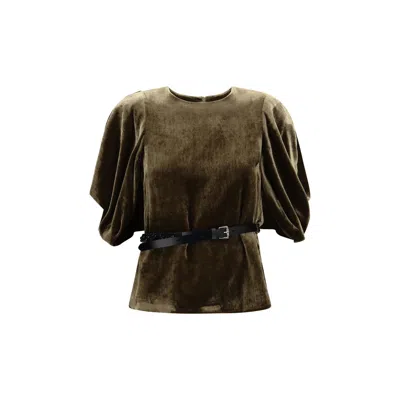 P.a.r.o.s.h P. A.r. O.s. H. Viscose Women's Blouse In Brown