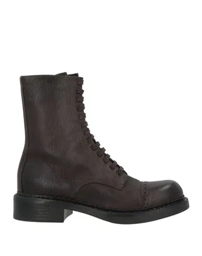 P.a.r.o.s.h P. A.r. O.s. H. Woman Ankle Boots Black Size 9 Leather In Brown