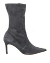P.a.r.o.s.h P. A.r. O.s. H. Woman Ankle Boots Charcoal Size 11 Leather In Grey