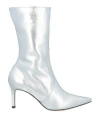 P.a.r.o.s.h P. A.r. O.s. H. Woman Ankle Boots Silver Size 7 Sheepskin In Silver