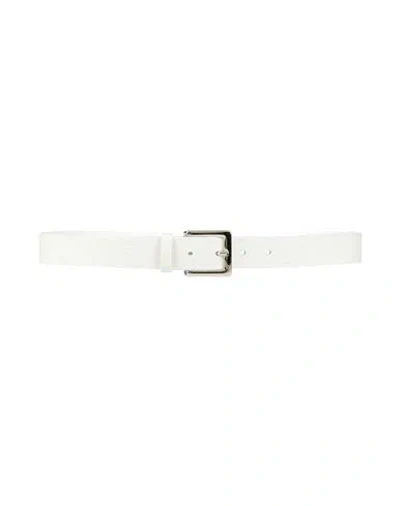 P.a.r.o.s.h P. A.r. O.s. H. Woman Belt White Size L Calfskin