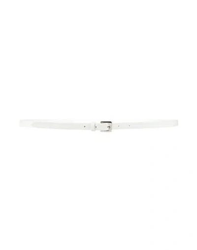 P.a.r.o.s.h P. A.r. O.s. H. Woman Belt White Size S Calfskin