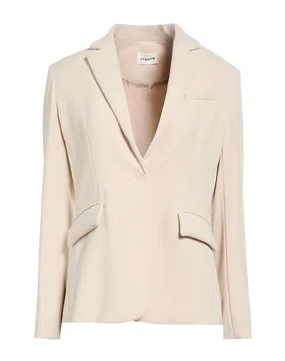 P.a.r.o.s.h P. A.r. O.s. H. Woman Blazer Beige Size M Polyester In Sand
