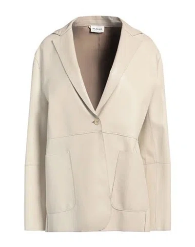 P.a.r.o.s.h P. A.r. O.s. H. Woman Blazer Beige Size S Lambskin