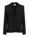 P.a.r.o.s.h Parosh Lowell Single-breasted Blazer In Black