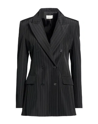 P.a.r.o.s.h P. A.r. O.s. H. Woman Blazer Black Size M Viscose, Virgin Wool In Blue