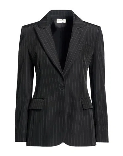 P.a.r.o.s.h P. A.r. O.s. H. Woman Blazer Black Size Xs Viscose, Virgin Wool In Blue