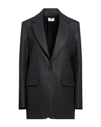 P.a.r.o.s.h P. A.r. O.s. H. Woman Blazer Charcoal Size L Virgin Wool, Cashmere, Elastane In Gray