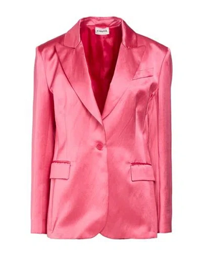 P.a.r.o.s.h P. A.r. O.s. H. Woman Blazer Coral Size M Viscose, Linen, Cotton In Pink