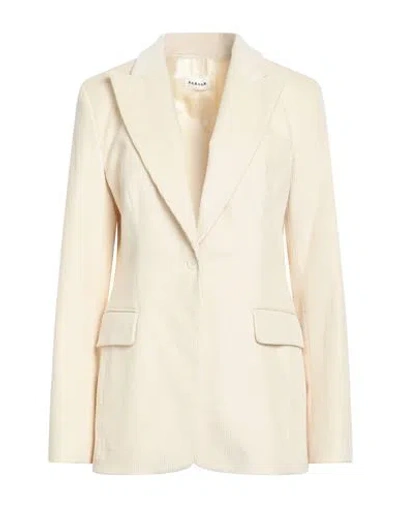 P.a.r.o.s.h P. A.r. O.s. H. Woman Blazer Cream Size S Cotton, Elastane In White