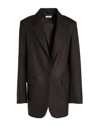 P.a.r.o.s.h P. A.r. O.s. H. Woman Blazer Dark Brown Size L Virgin Wool, Elastane