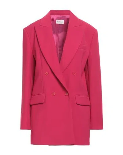 P.a.r.o.s.h P. A.r. O.s. H. Woman Blazer Fuchsia Size L Polyester In Pink