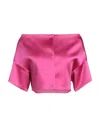 P.a.r.o.s.h Short Satin Jacket In Pink