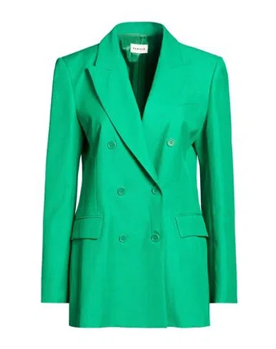 P.a.r.o.s.h P. A.r. O.s. H. Woman Blazer Green Size M Viscose, Linen