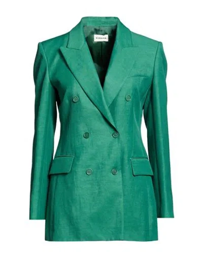 P.a.r.o.s.h P. A.r. O.s. H. Woman Blazer Green Size Xs Viscose, Linen