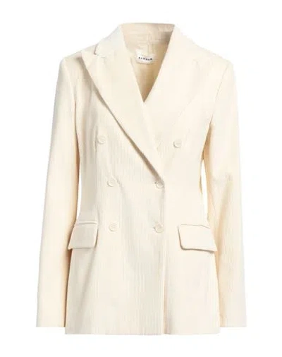 P.a.r.o.s.h P. A.r. O.s. H. Woman Blazer Ivory Size S Cotton, Elastane In White