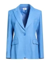 P.a.r.o.s.h Blazer In Light Blue Viscose Blend In Blue