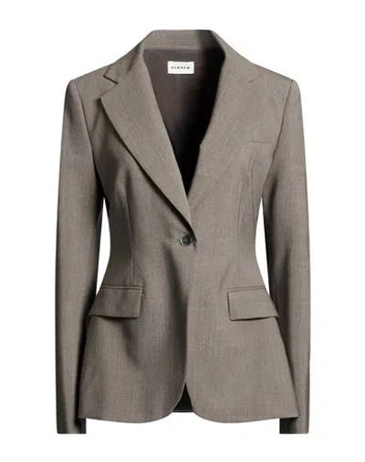 P.a.r.o.s.h P. A.r. O.s. H. Woman Blazer Light Brown Size L Virgin Wool, Elastane