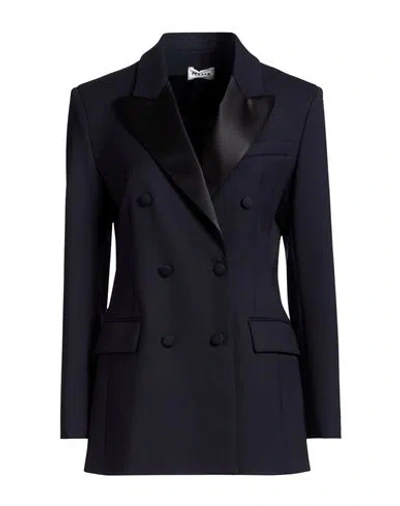 P.a.r.o.s.h P. A.r. O.s. H. Woman Blazer Midnight Blue Size S Virgin Wool, Elastane