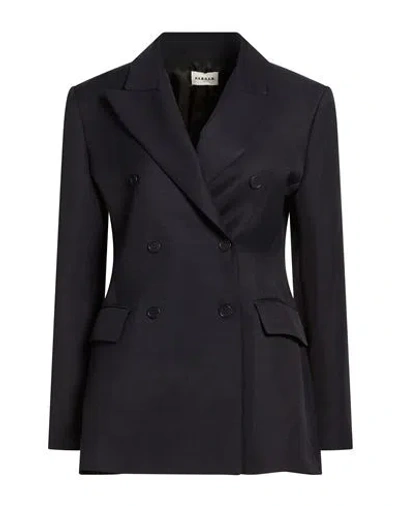 P.a.r.o.s.h P. A.r. O.s. H. Woman Blazer Navy Size M Viscose, Linen In Blue