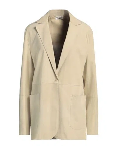 P.a.r.o.s.h P. A.r. O.s. H. Woman Blazer Sand Size S Goat Skin In Beige