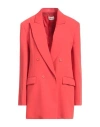 P.a.r.o.s.h P. A.r. O.s. H. Woman Blazer Tomato Red Size S Polyester