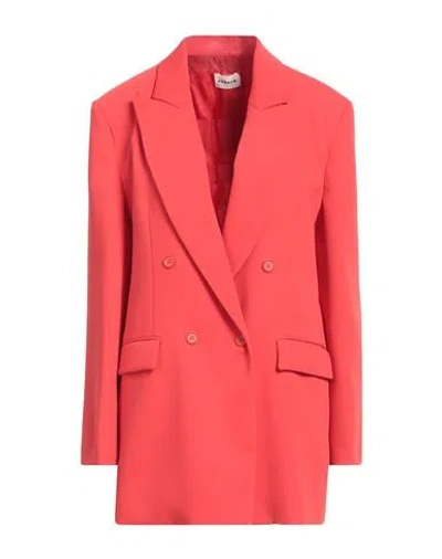 P.a.r.o.s.h P. A.r. O.s. H. Woman Blazer Tomato Red Size S Polyester In Tomato Red