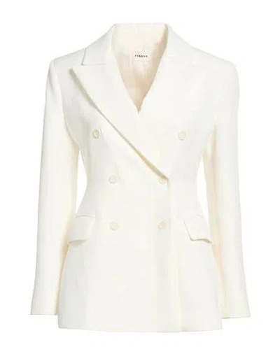 P.a.r.o.s.h P. A.r. O.s. H. Woman Blazer White Size L Viscose, Linen