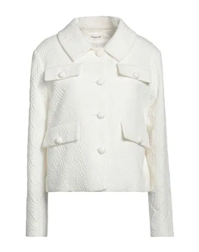 P.a.r.o.s.h P. A.r. O.s. H. Woman Blazer White Size M Cotton, Polyamide
